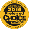 Creative Child Magazine – Preferred Choice Award 2016